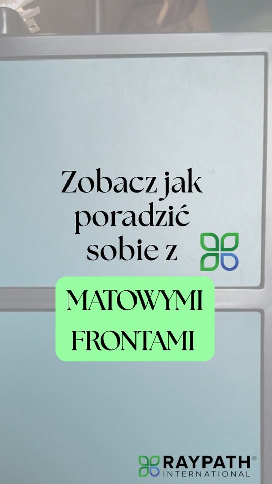 Reel Instagram: Zobacz jak poradzić sobie z matowymi frontami
